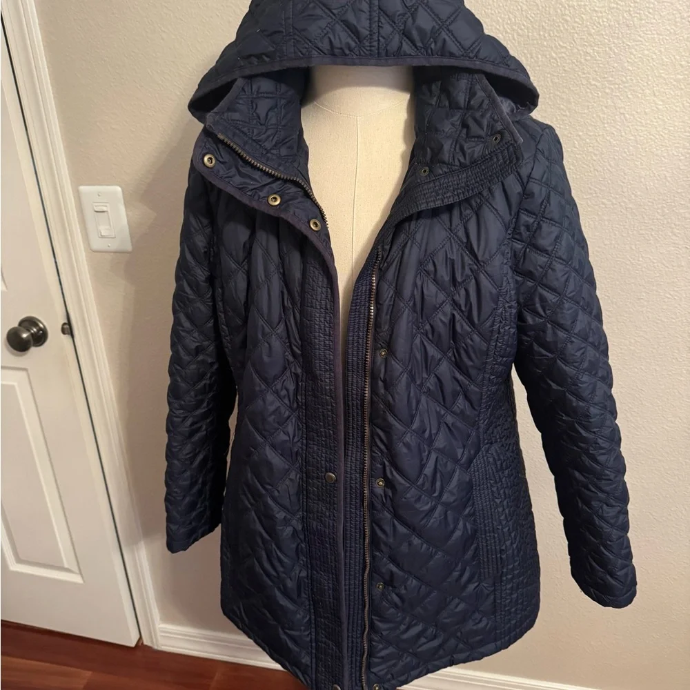 Marc New York Quilted Jacket - Dark Blue - Picture 1 of 4